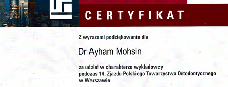 14. Zjazd Polskiego Towarzystwa Ortodontycznego